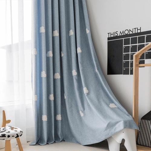cartoon-white-3d-cloud-curtain, blackout-curtains, edit-home-curtains