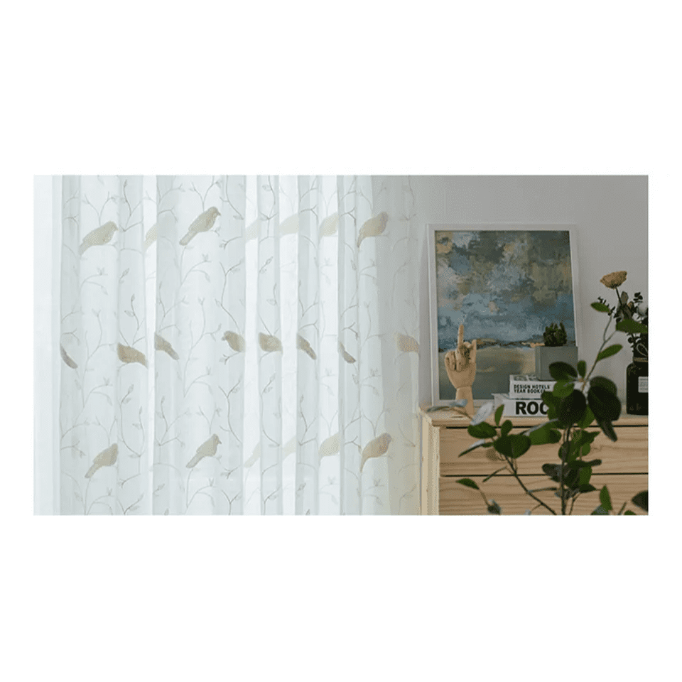 Luxury Embroidered Voile Curtains | Edit Home - Image 6