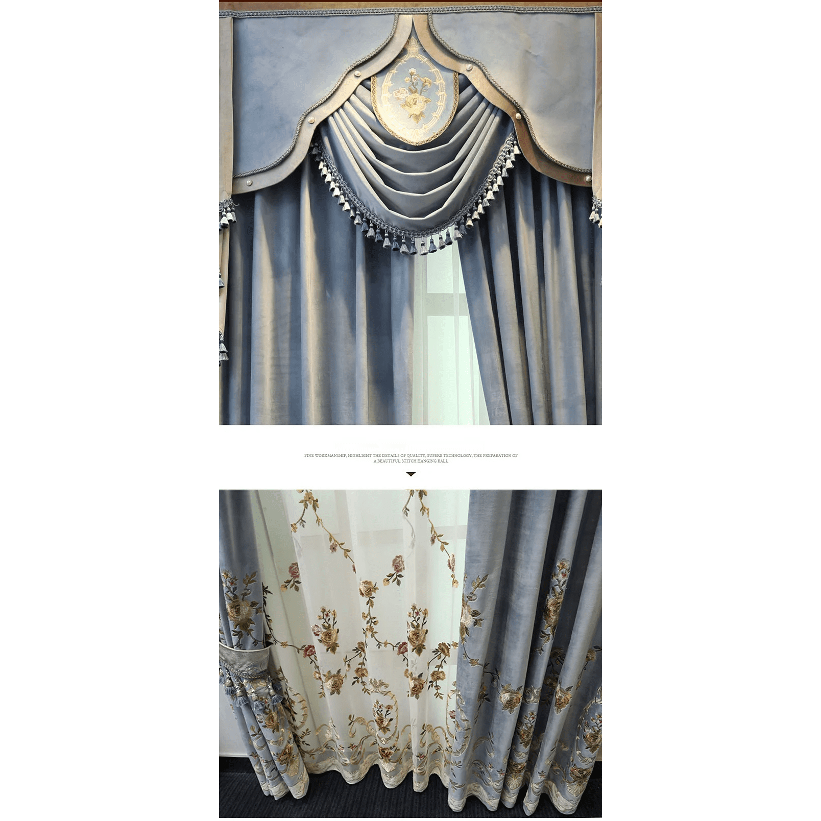 blue-embroidered-velvet-curtains, embroidered-curtains, edit-home