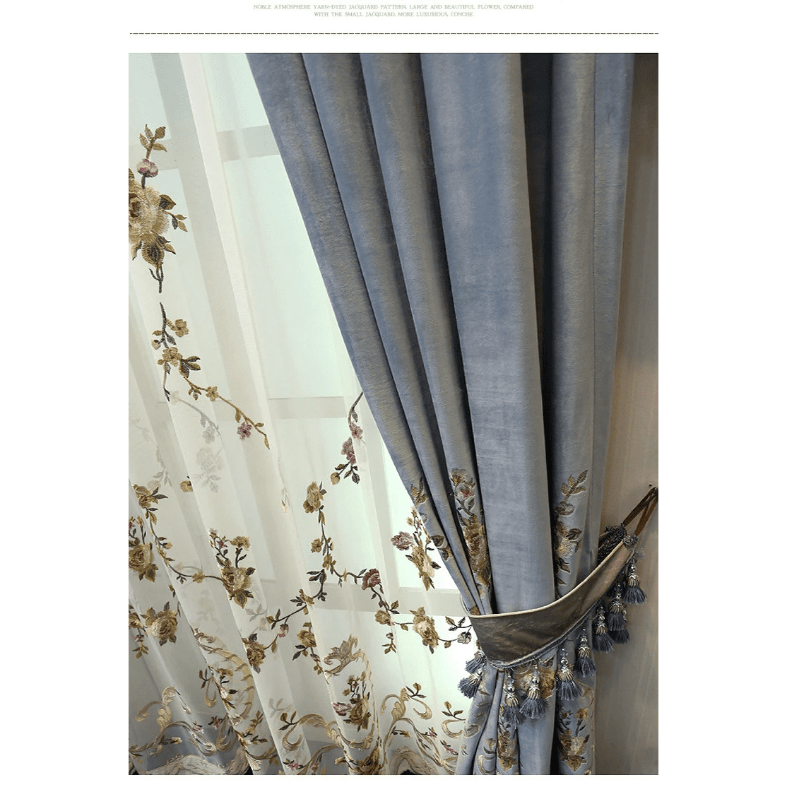 blue-embroidered-velvet-curtains, embroidered-curtains, edit-home