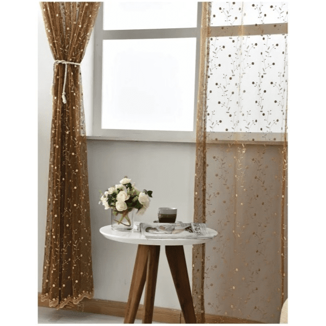 brown-voile-curtains, embroidered-curtains, luxury-curtains, edit-home-curtains,