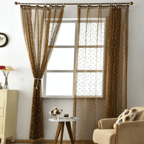 brown-voile-curtains, embroidered-curtains, luxury-curtains, edit-home-curtains,