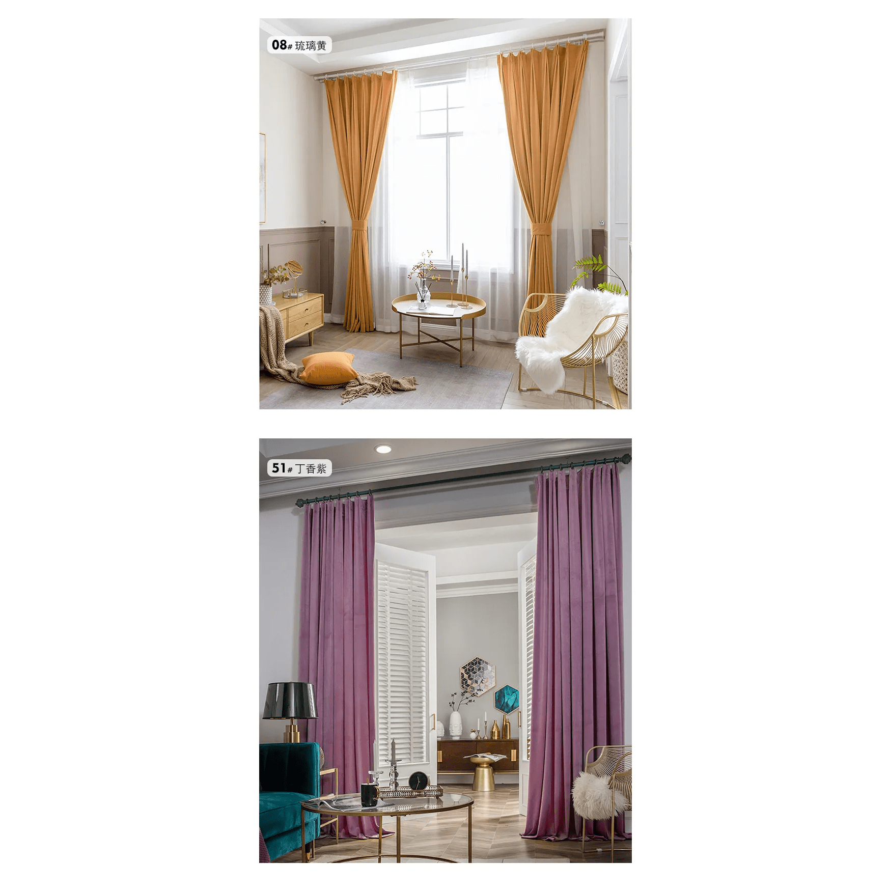 Exclusive Green Velvet Curtains | Blackout Curtains by Edit Home - Image 25