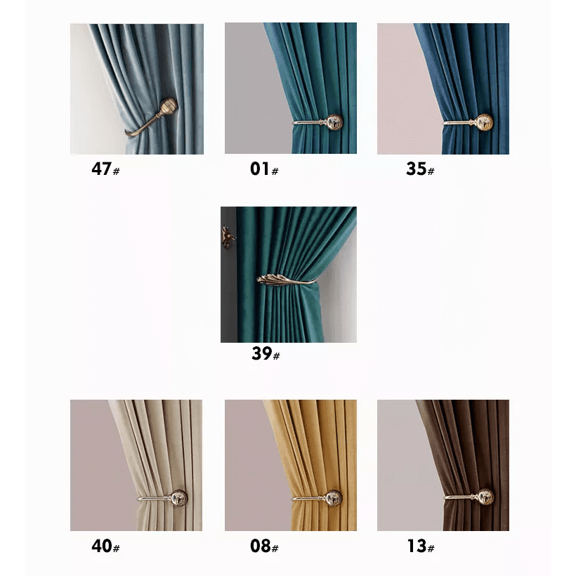 Exclusive Green Velvet Curtains | Blackout Curtains by Edit Home - Image 19
