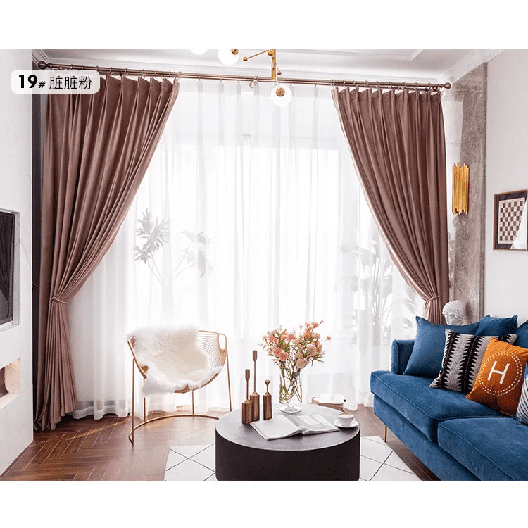 Exclusive Green Velvet Curtains | Blackout Curtains by Edit Home - Image 16