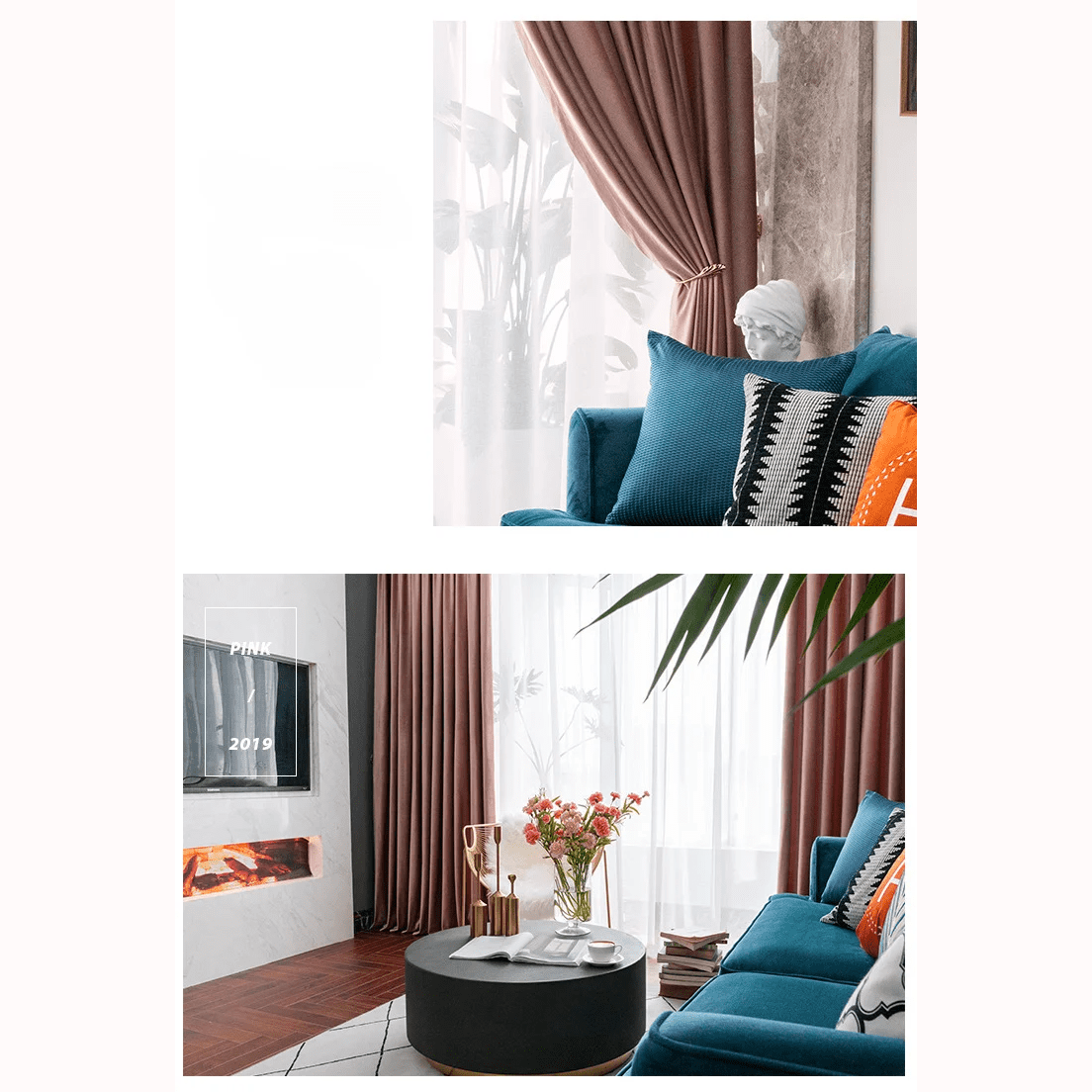 Exclusive Green Velvet Curtains | Blackout Curtains by Edit Home - Image 15
