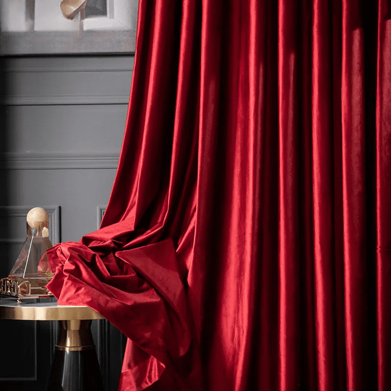 Exclusive Green Velvet Curtains | Blackout Curtains by Edit Home - Image 13
