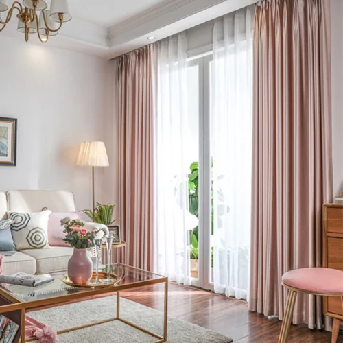 Premium-Silk-pink-curtains, blackout-curtains, edit-home-curtains
