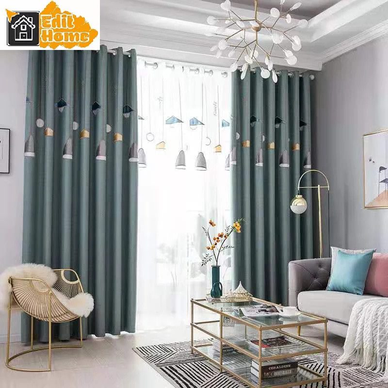 green-blackout-curtains, blackout-curtains, edit-home-curtains