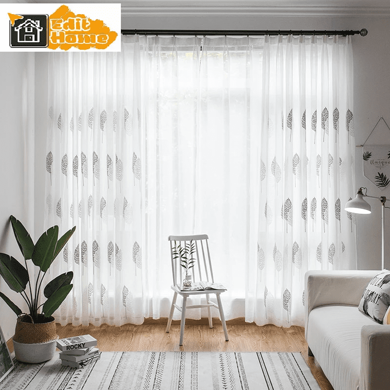 voile-bedroom-curtains, embroidered-curtains. edit-home-curtains