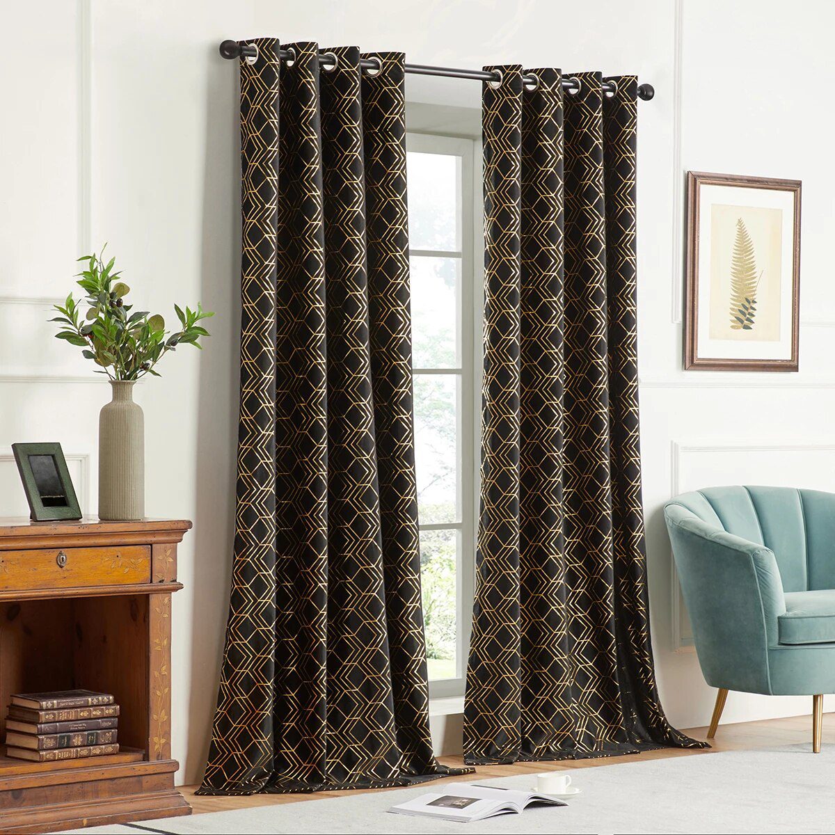 black-velvet-curtains, blackout-curtains, edit-home-curtains