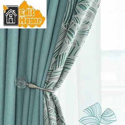 Embroidered-blackout-Curtains, blackout-Curtains, Edit Home-curtains