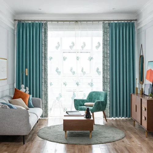 Embroidered-blackout-Curtains, blackout-Curtains, Edit Home-curtains