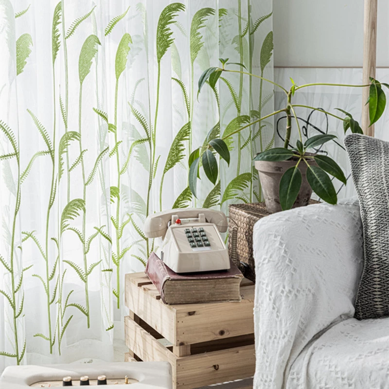 leaves-embroidered-curtains, voile-curtains, embroidered-curtains, edit-home-curtains