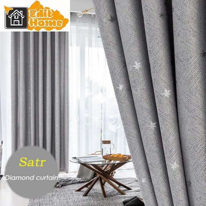 grey-living-room-curtains, blackout-curtains, edit-home-curtains