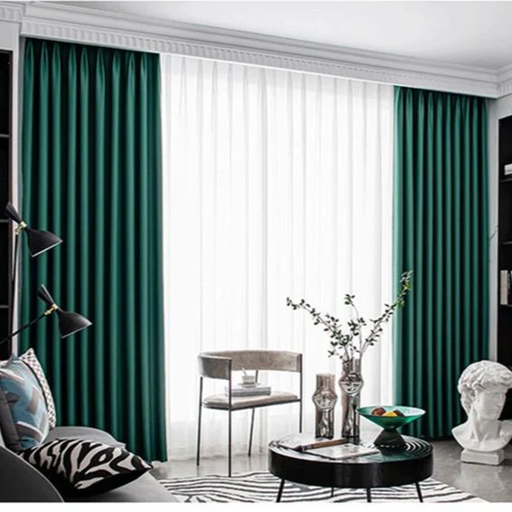 green-bedroom-curtains, blackout-curtains, edit-home-curtains