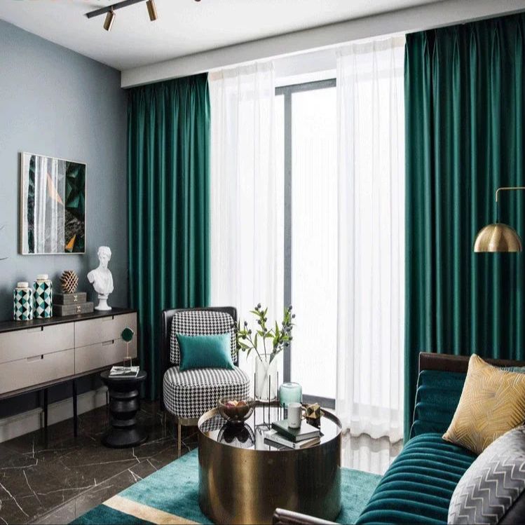 green-blackout-curtains, blackout-curtains, edit-home-curtains
