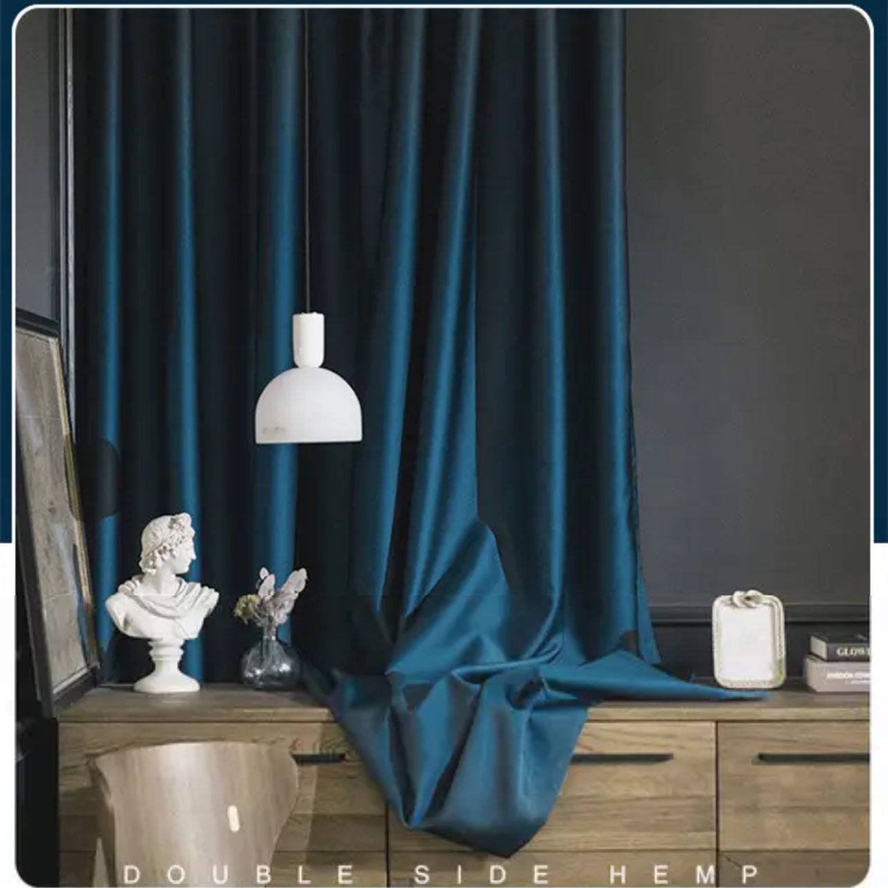 Essential Green Blackout Curtains | Edit Home - Image 18