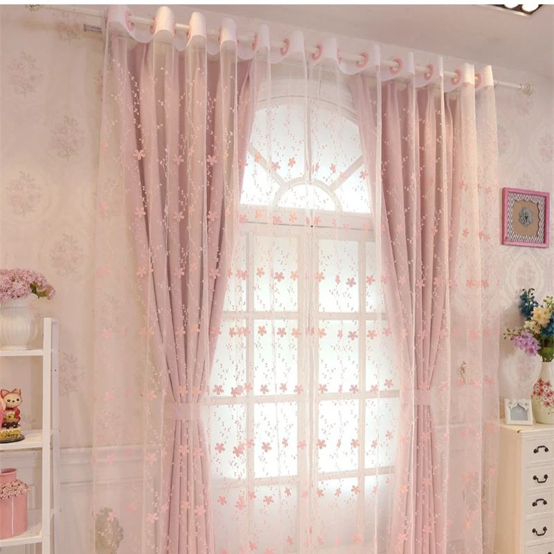 pink-living-room-curtains, blackout-curtains, edit-home-curtains