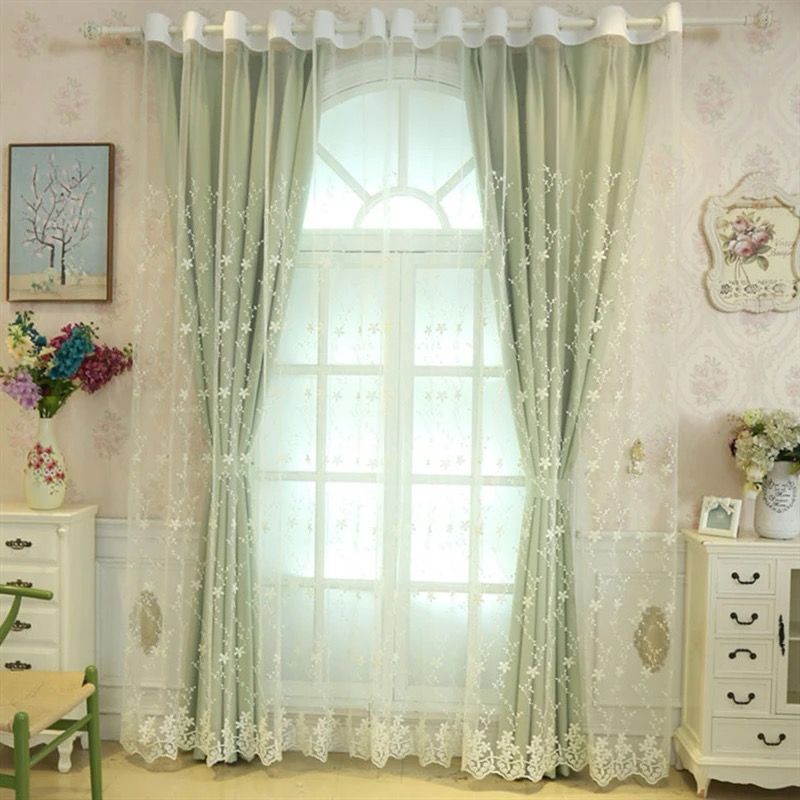 green-living-room-curtains, blackout-curtains, edit-home-curtains