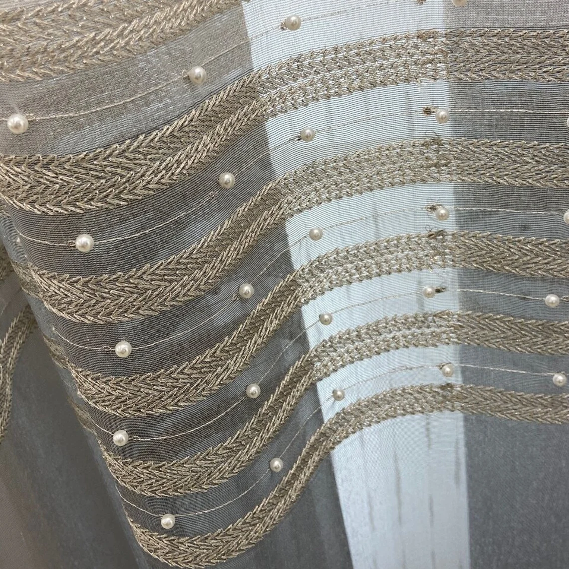 Superb Grey and White Curtains | Voile Curtains | Edit Home - Image 4