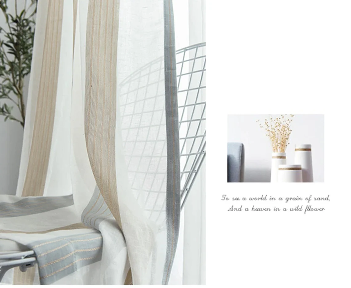 Superb Coffee Sheer Curtains | Sheer Curtains by Edit Home - Image 9