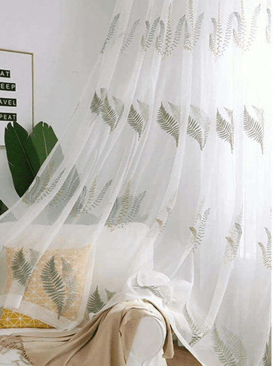 green-curtains, voile-curtains, edit-home-curtains
