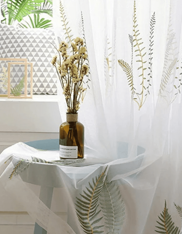 green-curtains, voile-curtains, edit-home-curtains