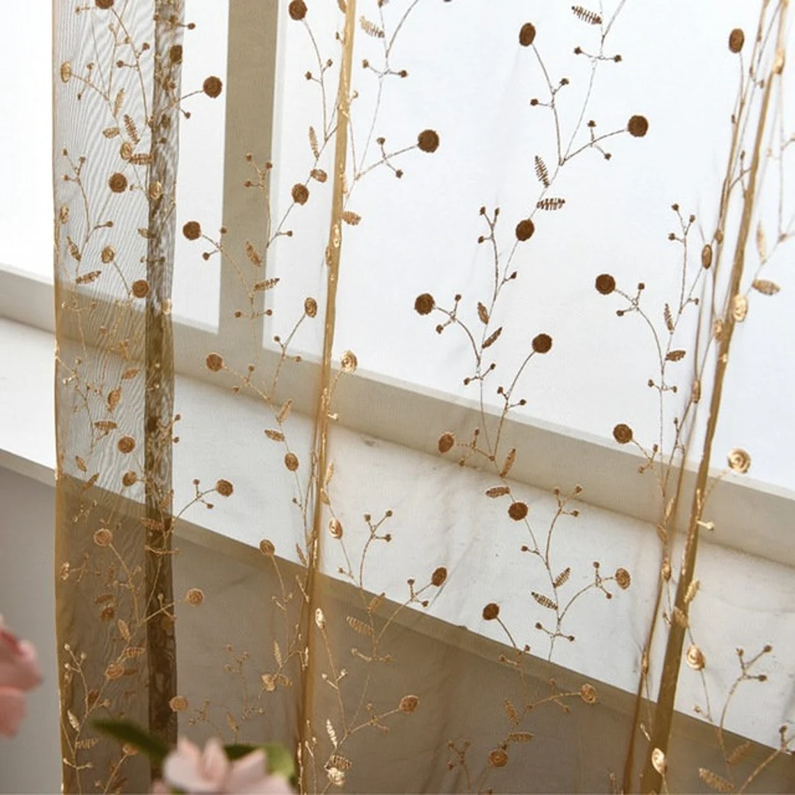 Brown-Curtains, Embroidered-Curtains, Edit-Home-Curtains,curtains,curtain