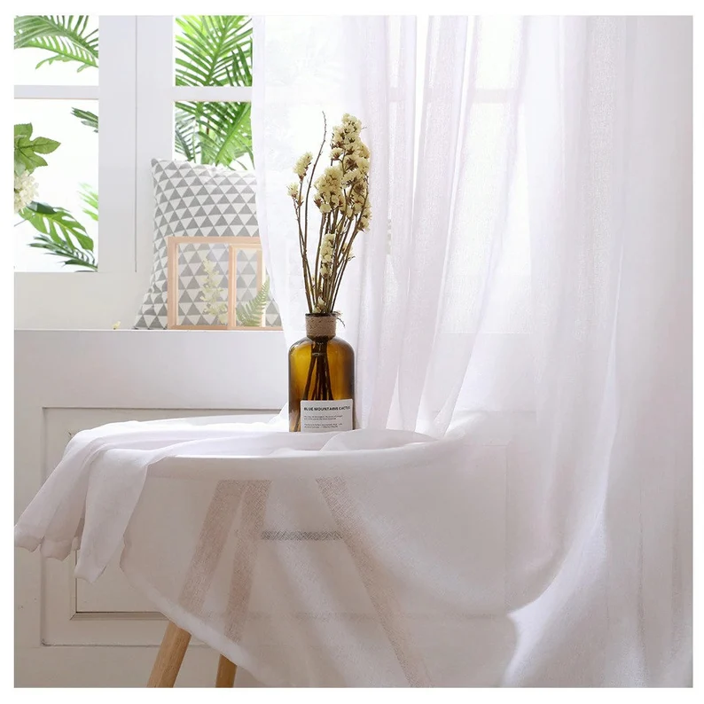 Beautiful Blue Voile Curtains | Voile Curtains by Edit Home - Image 9