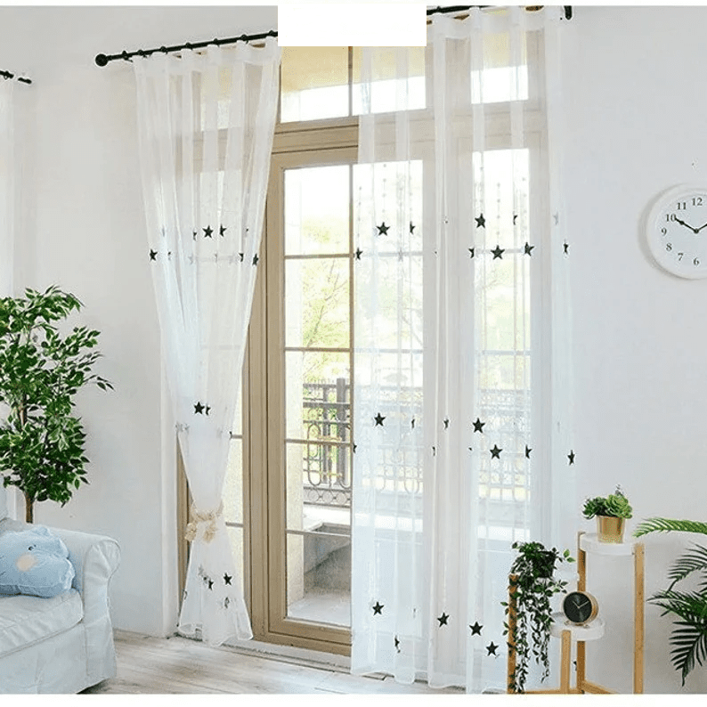 embroidered-white-sheer-curtains, stra-curtains, sheer-curtains, edit-home-curtains
