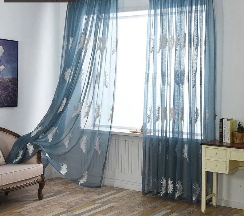 blue-embroidered-curtains, embroidered-curtains, edit-home