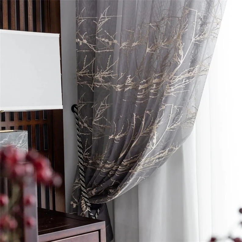 grey-voile-curtains, embroidered-curtains, edit-home-curtains