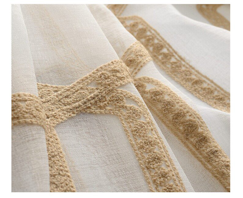 brown-embroidered-curtains, voile-curtains, embroidered-curtains, edit-home-curtains