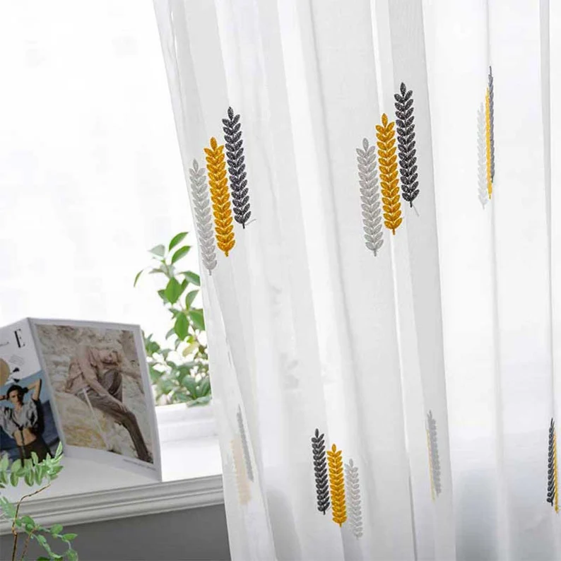 yellow-embroidered-curtains,voile-curtains-for-living-room,edit-home-curtains