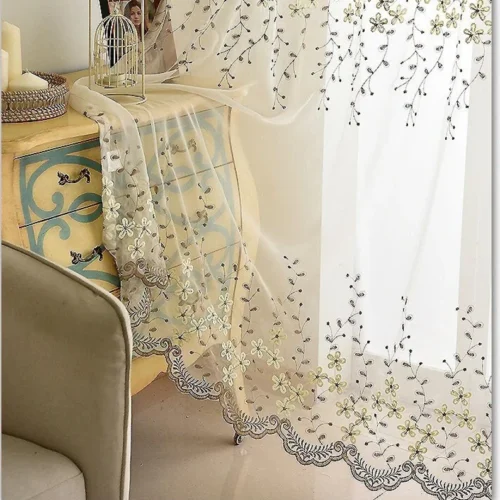 flower-embroidered-curtains, edit-home-curtains