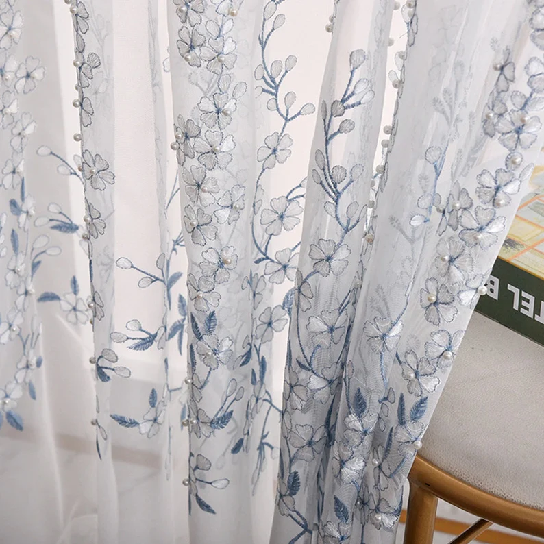 leaf-embroidered-bule-curtains, embroidered-curtains, edit-home-curtains
