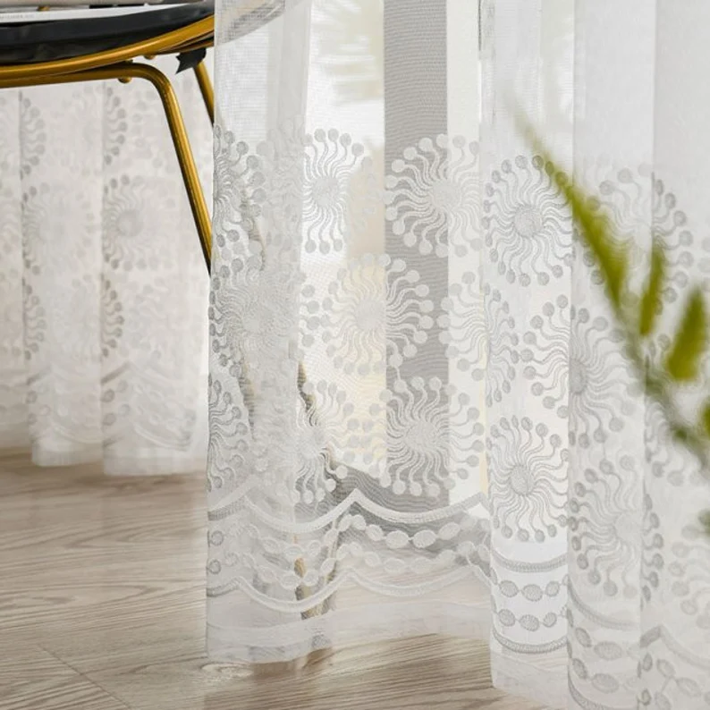 embroidered-floral-sheer-curtains, voile-curtains, edit-home-curtains