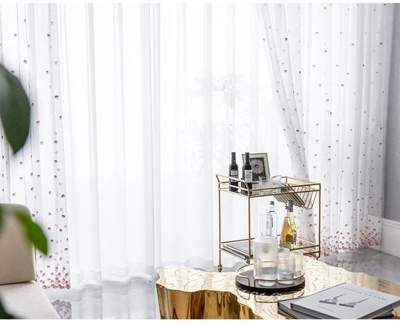 Charming White Sheer Curtains | Edit Home - Image 5