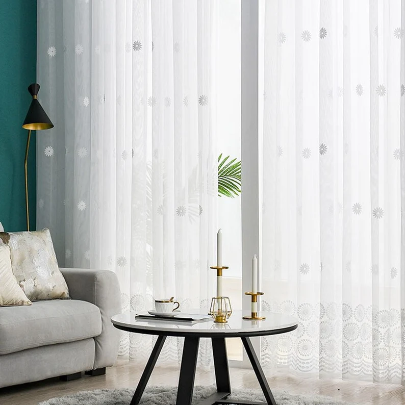 embroidered-floral-sheer-curtains, voile-curtains, edit-home-curtains