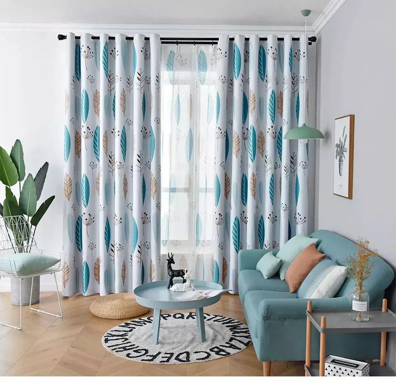 blue-blackout-curtains, edit-home-curtains