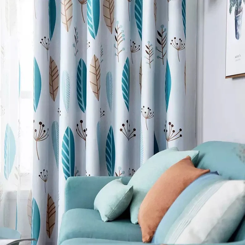 blue-blackout-curtains, edit-home-curtains