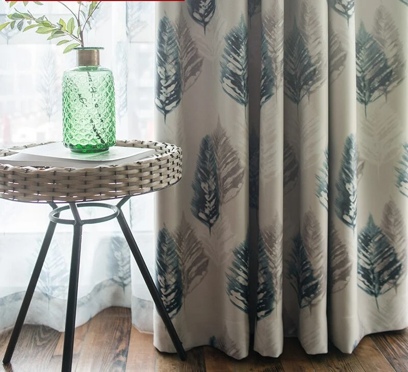 leaves-blackout-curtains, edit-home-curtains
