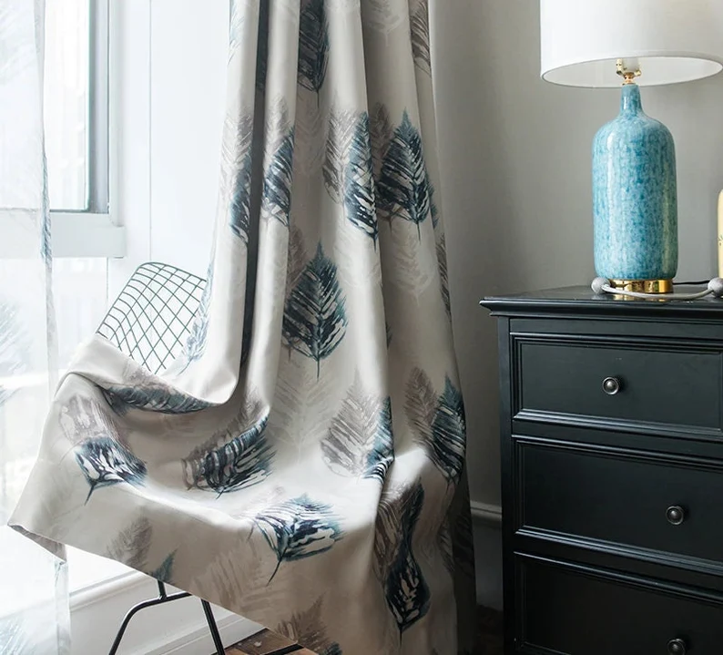 leaves-blackout-curtains, edit-home-curtains