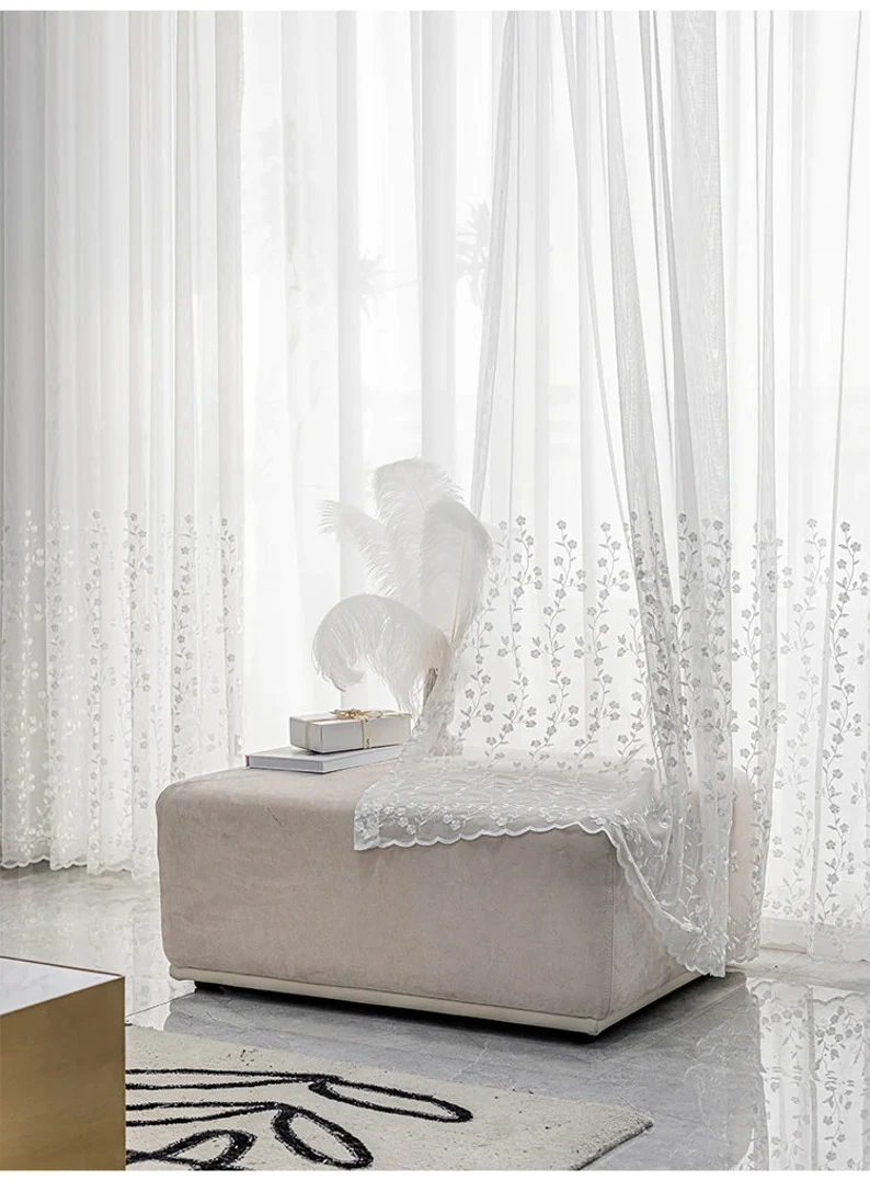 white-embroidered-sheer-curtains, voile-curtains, edit-home-curtains