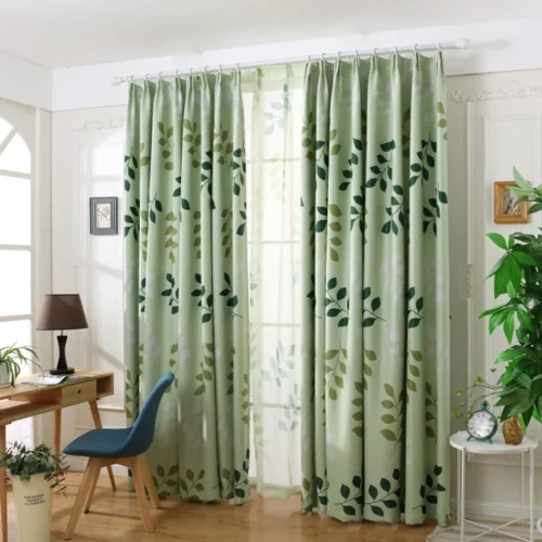 green-blackout-curtains, blackout-curtains, edit-home-curtains