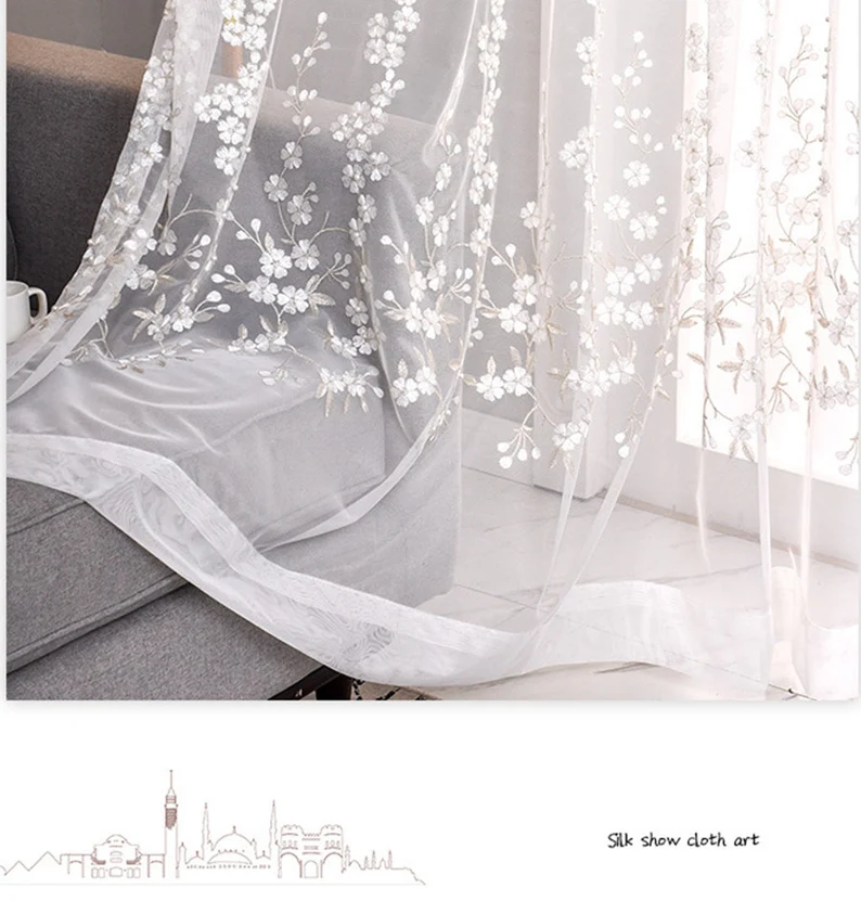 leaf-embroidered-white-curtains, embroidered-curtains, edit-home-curtains