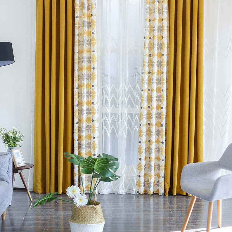 blackout-yellow-curtains, blackout-curtains, edit-home-curtains