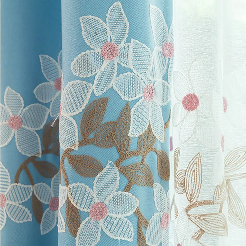Superb Floral Blackout Curtains | Edit Home - Image 4