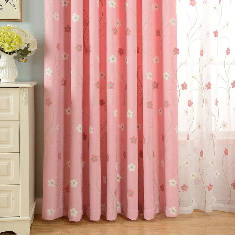 Beautiful Floral Bedroom Children Curtains | Edit Home - Image 3